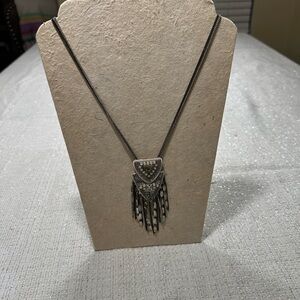 Stella & Dot Silver Statement Necklace